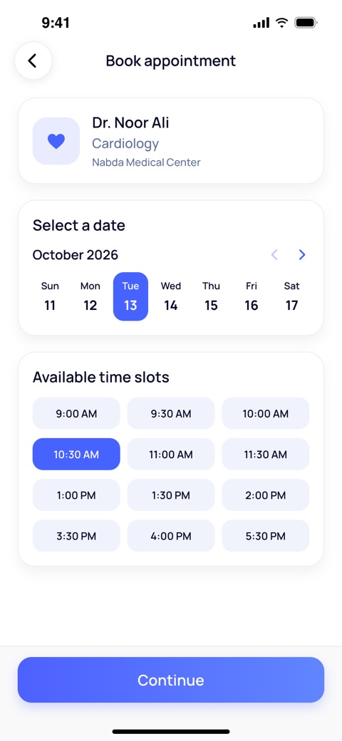 Nabda booking