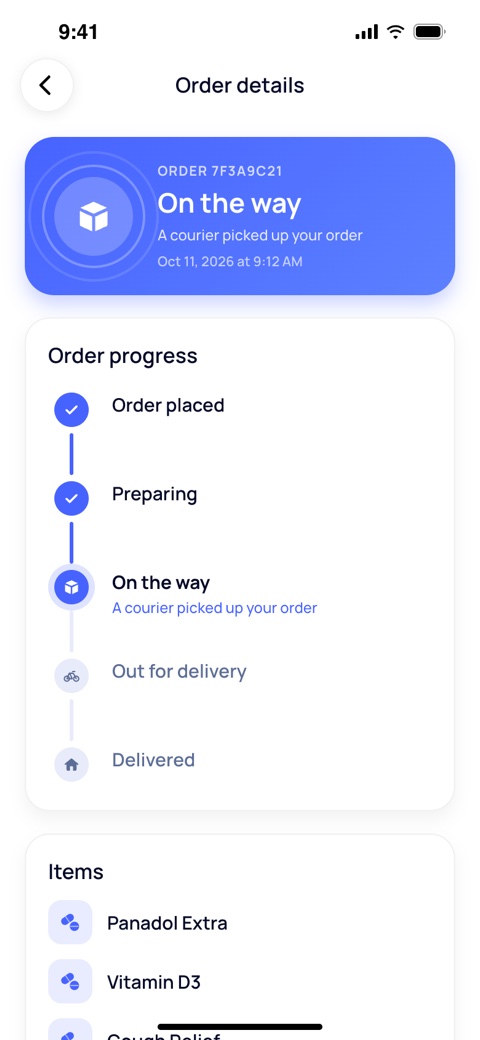 Nabda pharmacy order