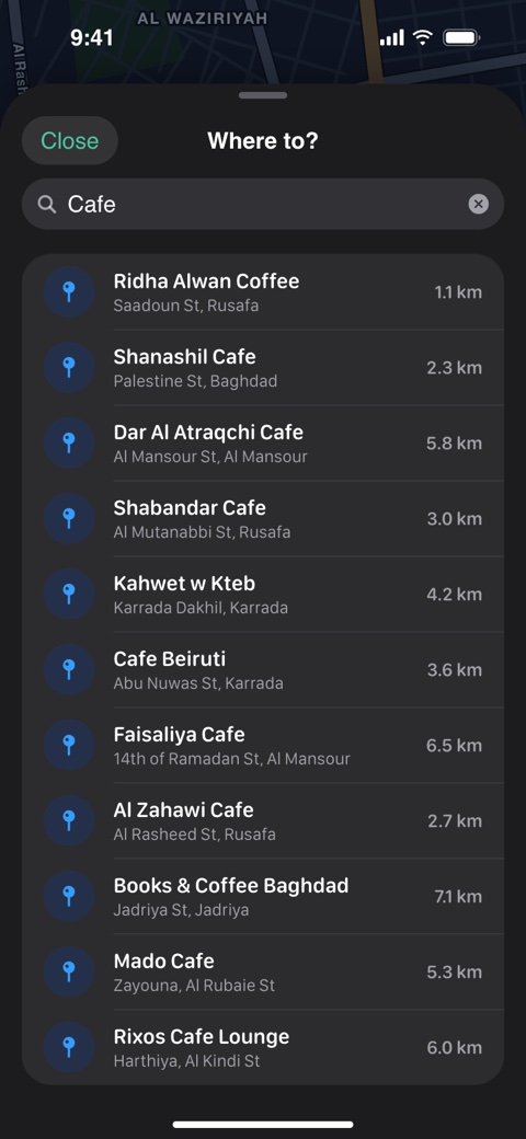 ZeenX places search