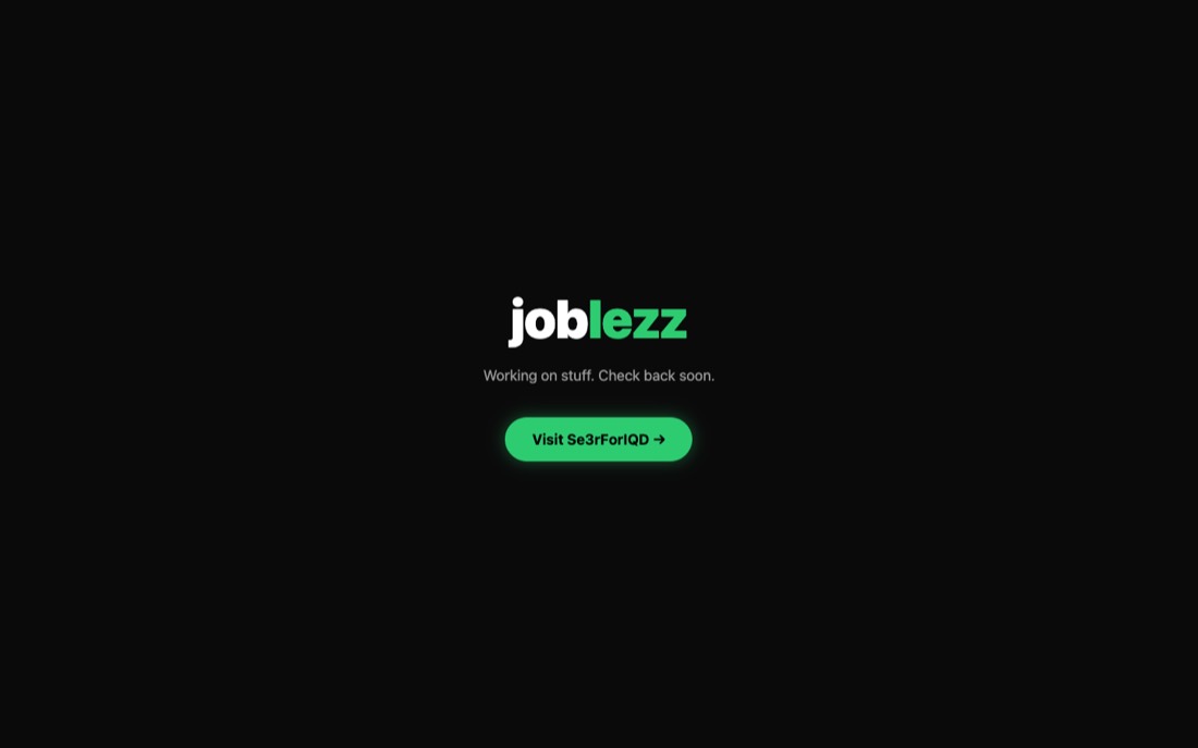 joblezz.com on a computer