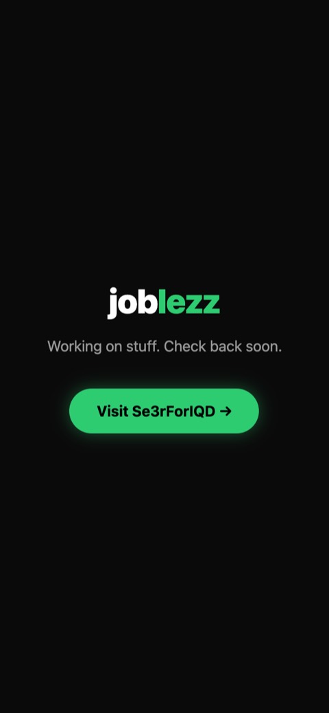joblezz.com on a phone